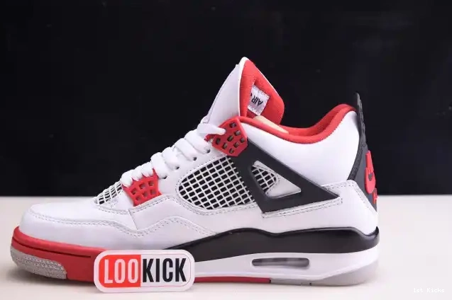 1st Kicks Shoes (2020) DC7770-160 Retro Fire Jordan Air 4 Red 0623